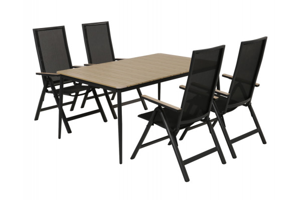 Malmø Havelmøbelsæt m/4 pos. Stole - 100x160 cm...