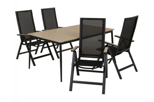 Malmø Havelmøbelsæt m/4 pos. Stole - 100x160 cm...
