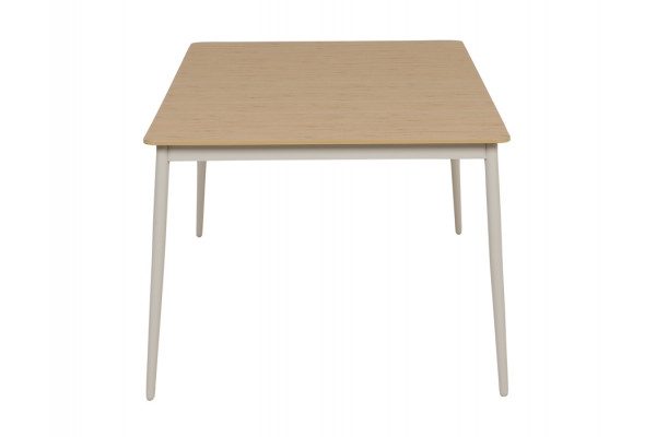 Malmø Havebord - 100x160 cm - Gråhvid