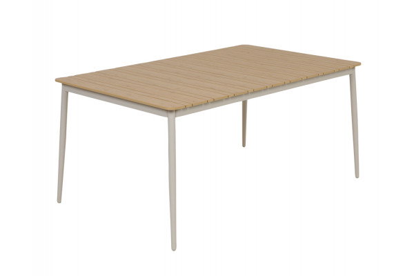 Malmø Havebord - 100x160 cm - Gråhvid