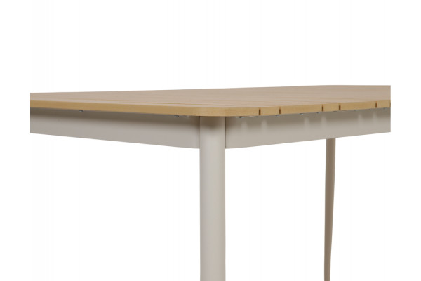 Malmø Havebord - 100x160 cm - Gråhvid