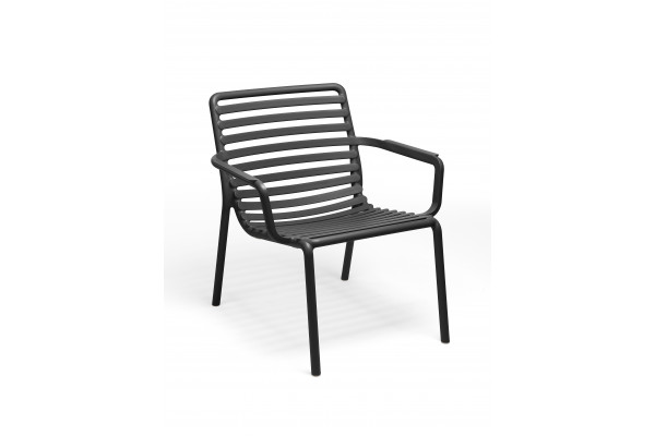 Nardi Doga loungebord Ø50 - Antracit