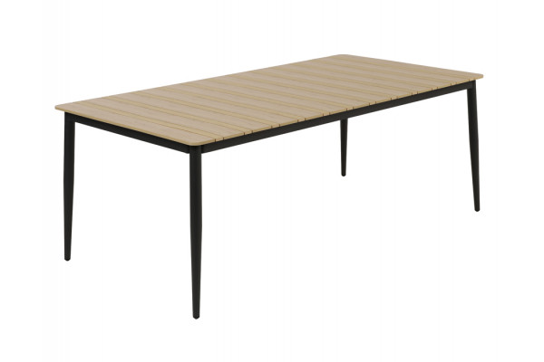 Malmø Havebord - 100x200 cm - Mørkegrå