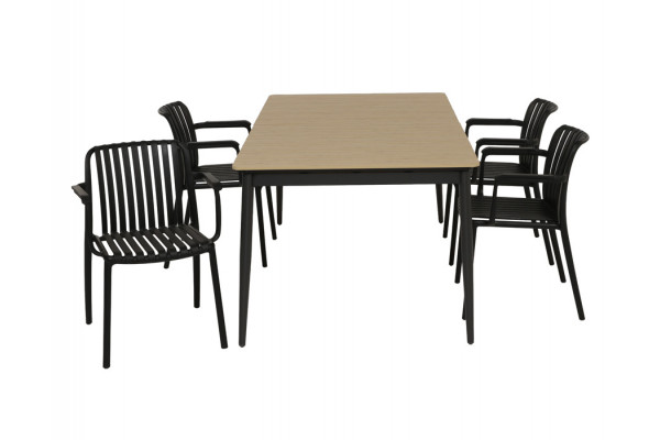 Malmø Sonja Havemøbelsæt - 100x180/235 cm -...