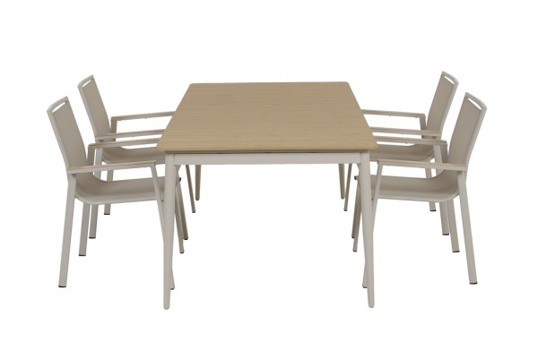 Malmø Havemøbelsæt m/4 Stabelstole - 100 x...