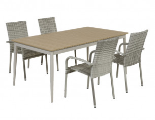 Malmø Geneve Havemøbelsæt -...