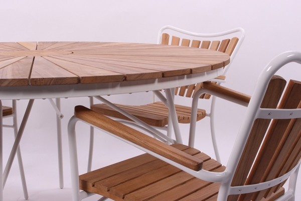 Rørvig 130 cm. Sæt med 4 stole