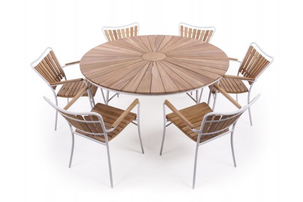 Billede af Samsø 150 cm Sæt med 6 stole