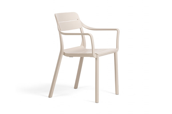 Nardi Tevere Cassia Havemøbelsæt - Latte/Sand