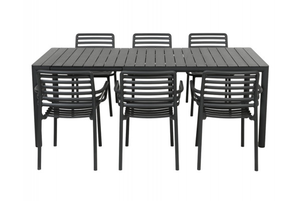 Nardi Tevere Doga Havemøbelsæt 147-211cm -...