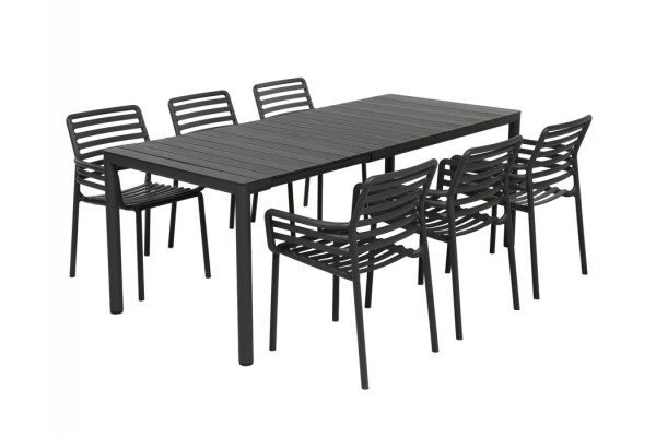 Nardi Tevere Doga Havemøbelsæt 147-211cm -...