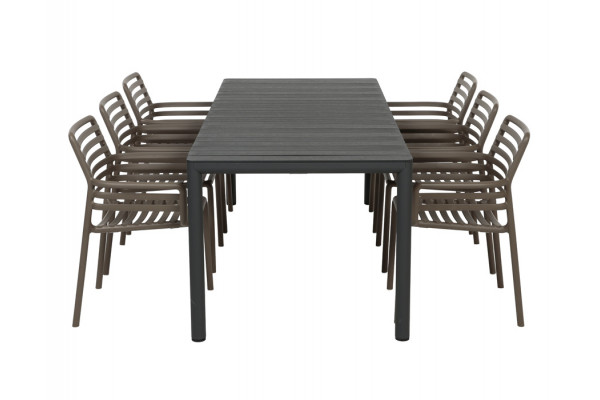 Nardi Tevere Doga Havemøbelsæt 147-211cm -...