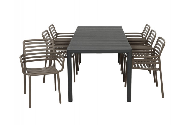 Nardi Tevere Doga Havemøbelsæt 147-211cm -...