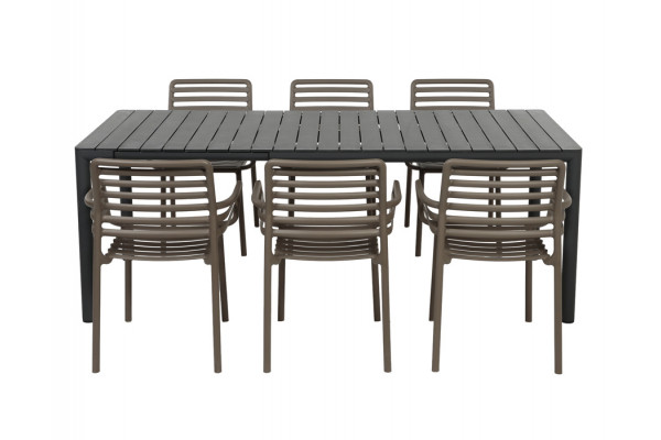 Nardi Tevere Doga Havemøbelsæt 147-211cm -...