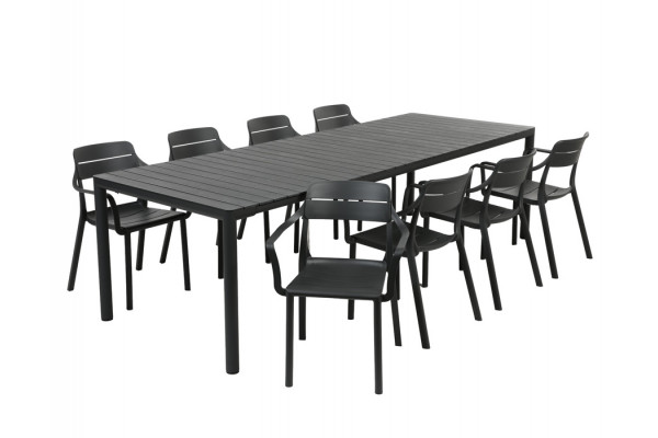 Nardi Tevere Cassia Havemøbelsæt 210-275cm -...