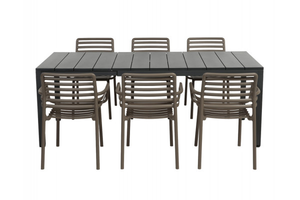Nardi Rio Doga Havemøbelsæt 140-210cm -...