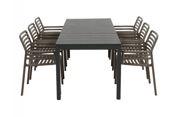 Nardi Rio Doga Havemøbelsæt 140-210cm -...