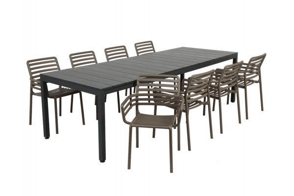 Nardi Rio Doga Havemøbelsæt 210-280cm -...