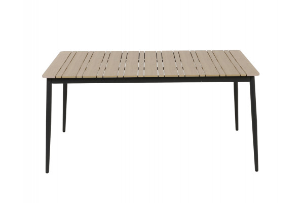 Malmø Viola Havemøbelsæt - 100x160 cm - Mørkegrå