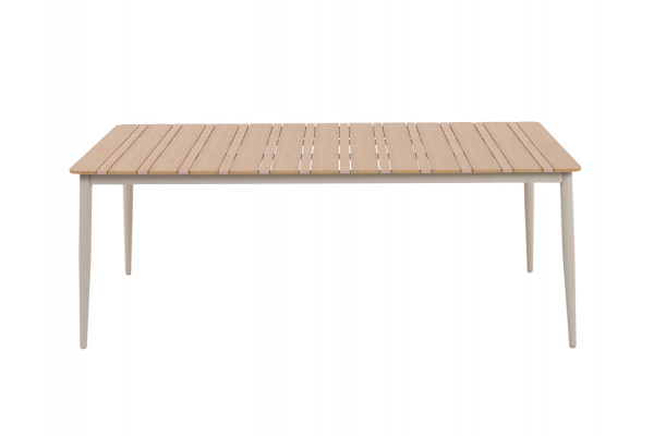 Malmø Viola Havelmøbelsæt - 100x200 cm - Gråhvid