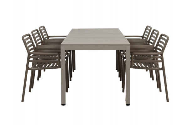 Nardi Rio Doga Havemøbelsæt 140-210cm -...