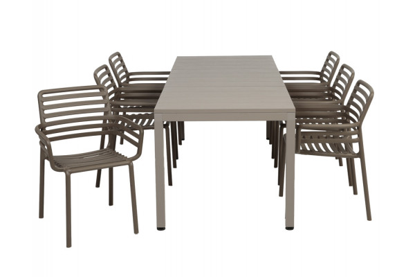 Nardi Rio Doga Havemøbelsæt 140-210cm -...