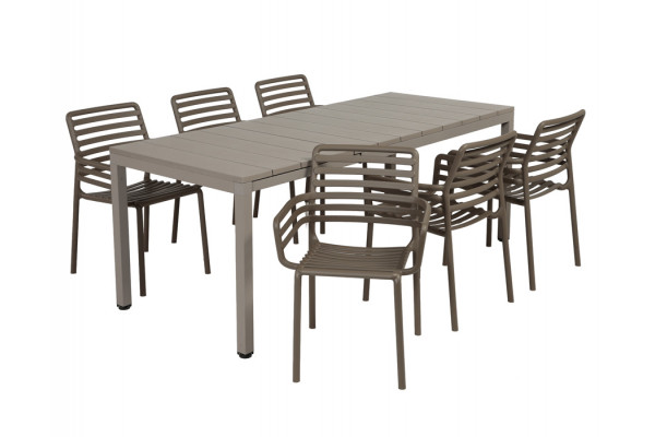 Nardi Rio Doga Havemøbelsæt 140-210cm -...