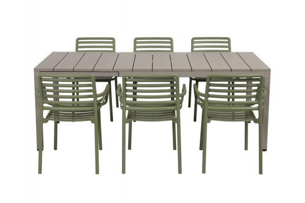 Nardi Rio Doga Havemøbelsæt 140-210cm -...