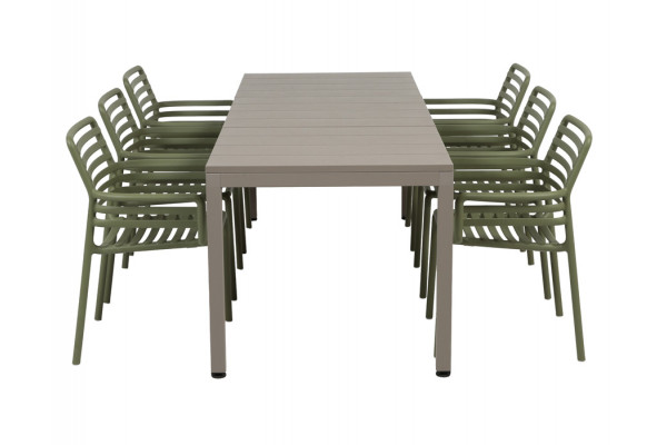 Nardi Rio Doga Havemøbelsæt 140-210cm -...