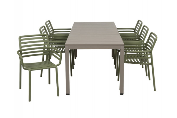 Nardi Rio Doga Havemøbelsæt 140-210cm -...