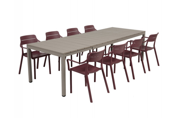 Nardi Rio Cassia Havemøbelsæt 210-280cm -...
