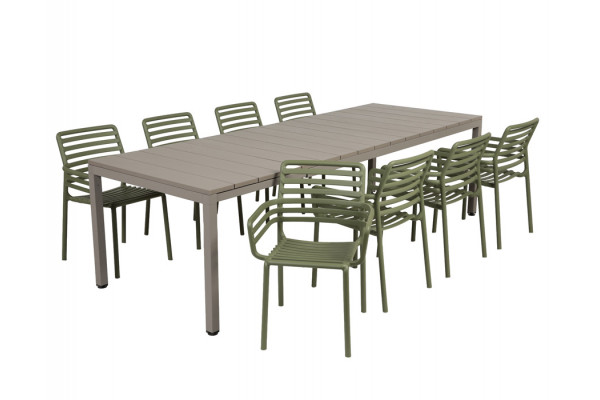 Nardi Rio Doga Havemøbelsæt 210-280cm -...