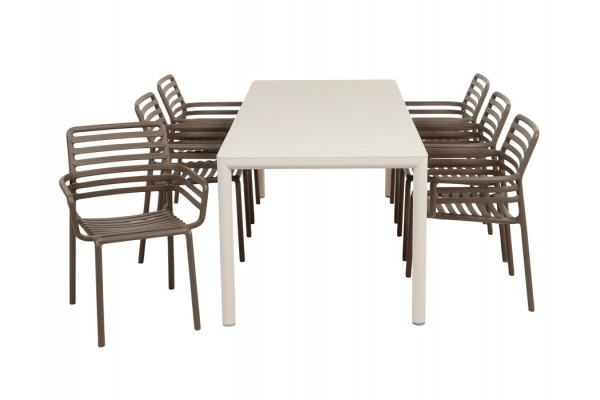 Nardi Tevere Doga Havemøbelsæt 147-211cm -...