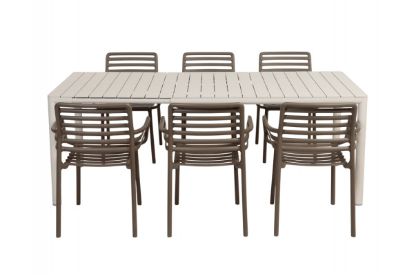 Nardi Tevere Doga Havemøbelsæt 147-211cm -...