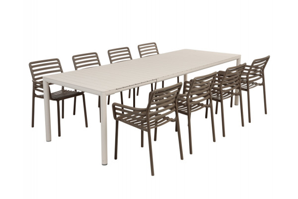 Nardi Tevere Doga Havemøbelsæt 210-275cm -...