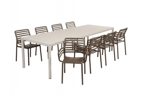 Nardi Tevere Doga Havemøbelsæt 210-275cm -...