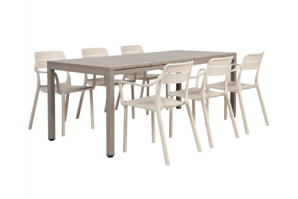Nardi Rio Cassia Havemøbelsæt 140-210cm -...