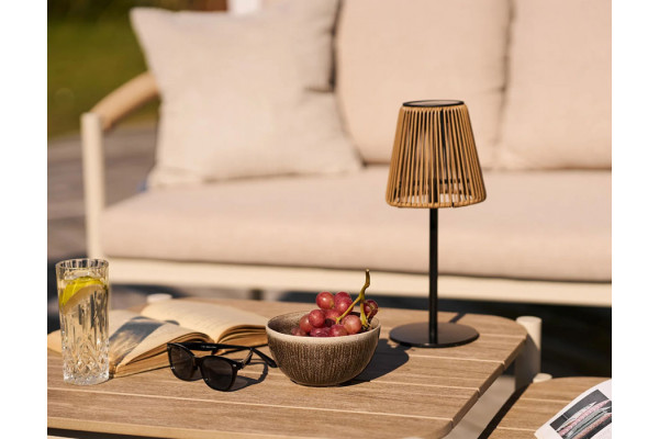 Strand bordlampe, natur