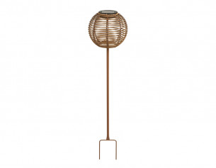 Strand lampe, på spyd, natur