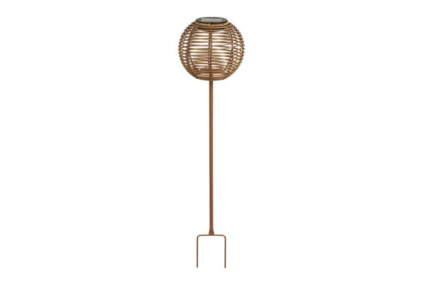Strand lampe, på spyd, natur