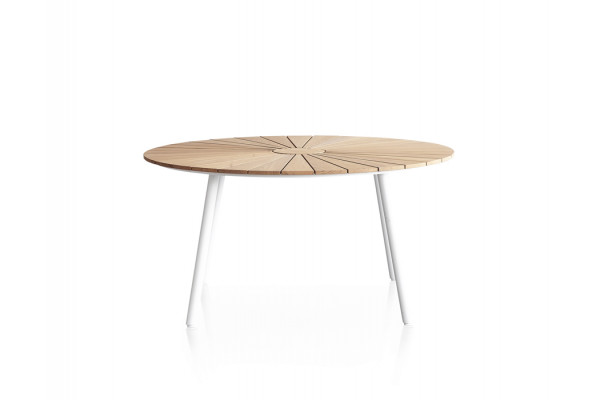 DaneLine Eva Havebord Ø150 cm - Hvid