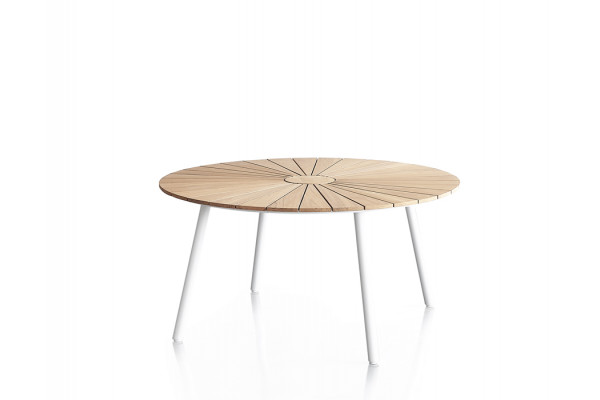 DaneLine Eva Havebord Ø150 cm - Hvid