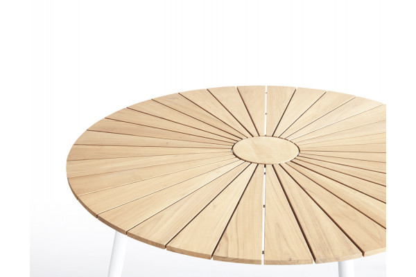 DaneLine Eva Havebord Ø150 cm - Hvid