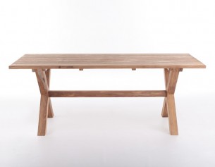 Thor Greenface Teak Plankebord m/x-legs - 90x200 cm 2