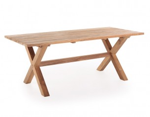 Thor Greenface Teak Plankebord m/x-legs - 90x200 cm