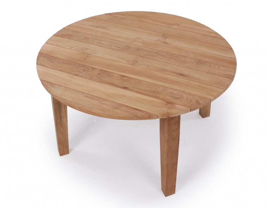Kansas teak rundt bord à 130 cm