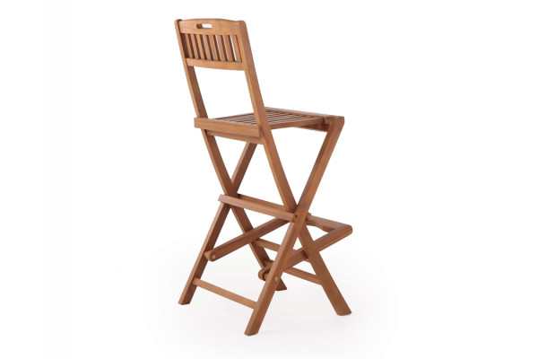Teak Barstol