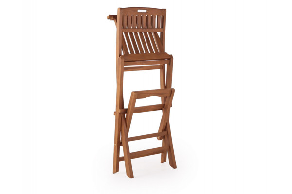 Teak Barstol
