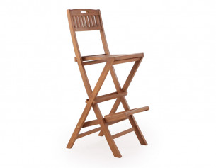 Teak Barstol