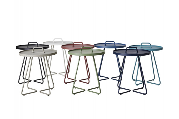 Cane-line On-the-move sidebord, Lille, Dusty blue